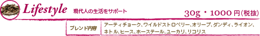 Lifestyle 現代人の生活をサポート